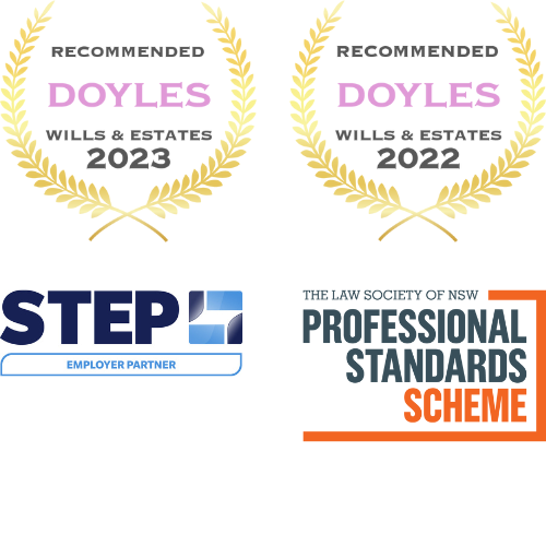 STEP logo, Doyles Logo, Law Soc Logo 